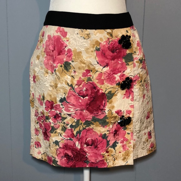 Dolce & Gabbana Dresses & Skirts - DOLCE & GABBANA  BROCADE SKIRT W/ JEWEL EMBELISH